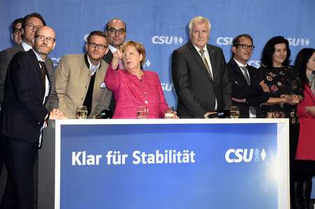 Wahlkampfveranstaltung der CSU in München