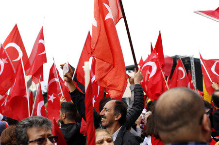 Erdogan-Demo in Köln