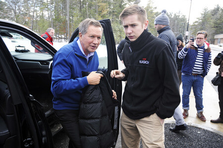 Wahlkampfrede von John Kasich in Concord