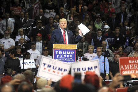 Donald Trump Wahlkampfveranstaltung in Wilkes-Barre