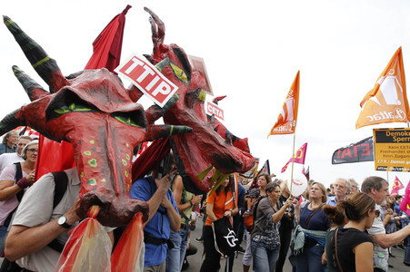 Demo gegen TTIP und Ceta in Köln