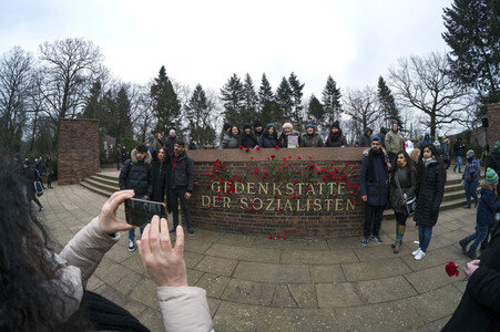 99. Jahrestag der Ermordung von Rosa Luxemburg und Karl Liebknecht in Berlin