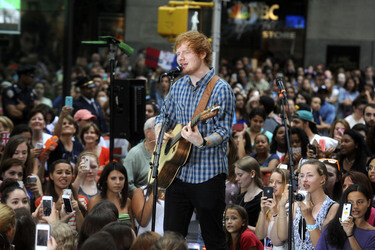 Ed Sheeran in der NBC-Show 'Today', New York