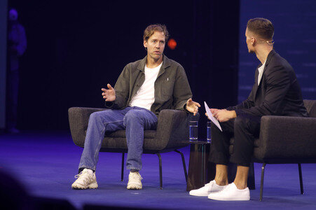 Sebastian Vettel auf der IAA Mobility 2025 in München