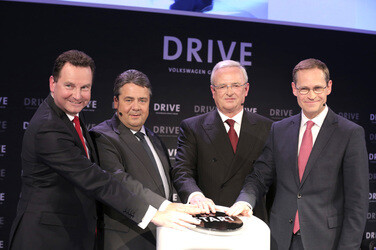 Eröffnung des DRIVE. Volkswagen Group Forum in Berlin