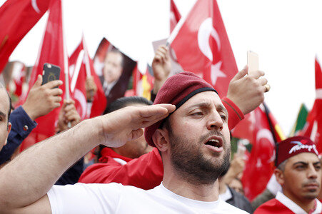 Erdogan-Demo in Köln