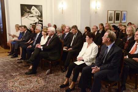 Gesprächsrunde in der Villa Hammerschmidt in Bonn