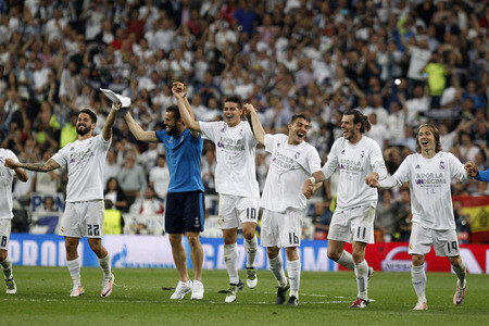 Champions League Match Real Madrid vs Manchester City in Madrid