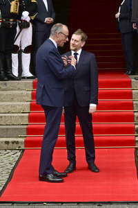 Antrittsbesuch von Bundeskanzler Friedrich Merz im Freistaat Sachsen in Dresden