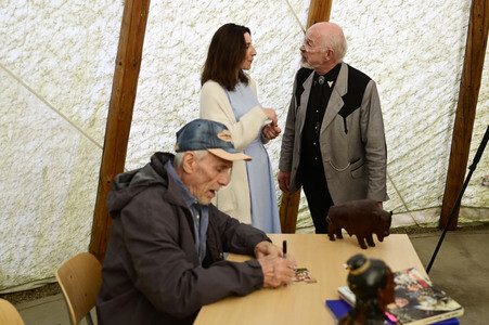 Namensgebung der historischen Blackfoot-Frau im Karl-May-Museum in Radebeul