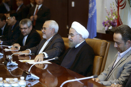 Präsident Rouhani  bei der UN in New York