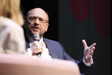 Martin Schulz zu Gast bei 'BRIGITTE Live' in Berlin