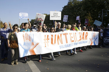 Demonstration 'Unteilbar' in Berlin