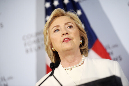 Anti-Terror Rede von Hillary Clinton in New York