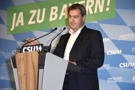 Schlusskundgebung der CSU zur Landtagswahl in München