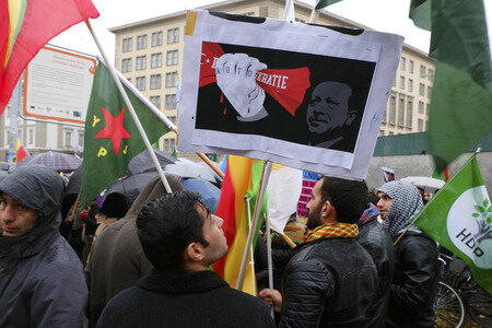 Kurden-Demo in Berlin