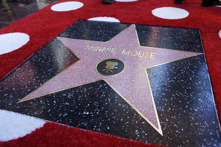 Minnie Mouse erhält einen Stern auf dem Hollywood Walk of Fame in Los Angeles