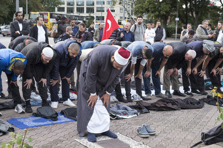 Muslimen Demonstration in Berlin