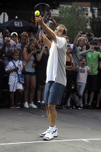 Nike Street Tennis Event in New York