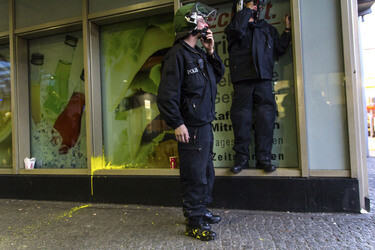 Demonstration gegen NPD-Kundgebung, Berlin