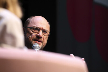 Martin Schulz zu Gast bei 'BRIGITTE Live' in Berlin