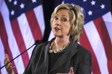 Hillary Clinton spricht in New York