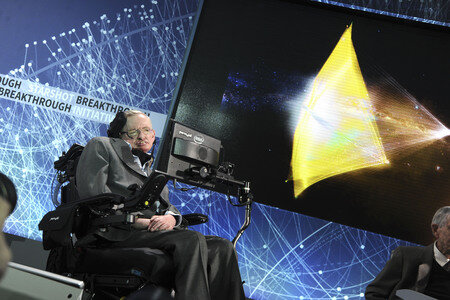 Präsentation der 'Breakthrough Starshot' Space Exploration Initiative in New York