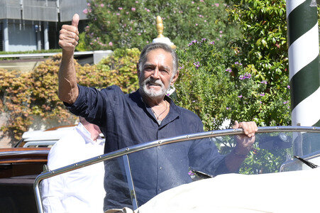 Ankunft von Fabio Testi am Hotel Excelsior, Internationale Filmfestspiele von Venedig 2025