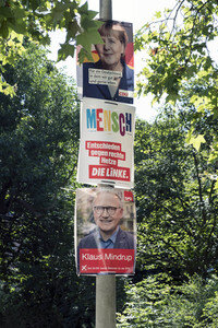 Bundestagswahlkampf-Plakate in Berlin