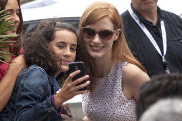 Ankunft von Jessica Chastain beim San Sebastian Film Festival 2014