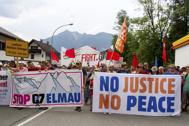 G7 Gipfel auf Schloss Elmau in Bayern