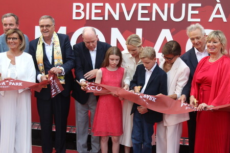 Einweihung des Themenbereichs Monaco mit Fürst Albert II. im Europa-Park in Rust