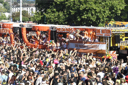 Street Parade 2018 in Zürich