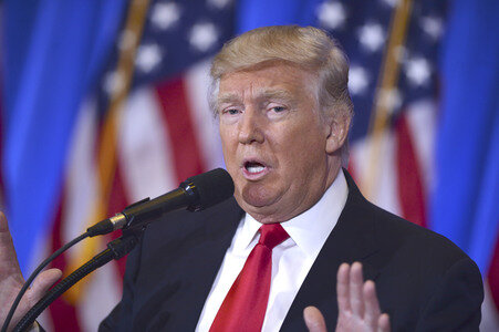 Donald Trump Pressekonferenz in New York