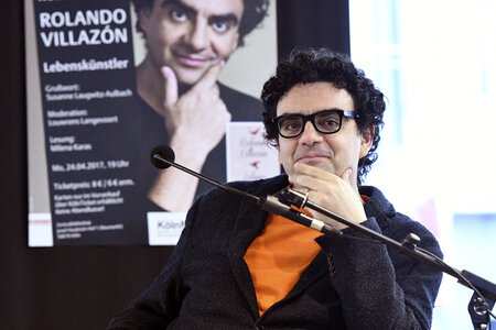 Buchpräsentation 'Lebenskünstler' von Rolando Villazon in Köln