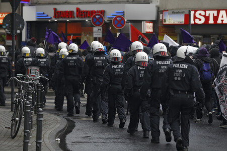 Demonstrationen gegen den AfD Bundesparteitag in Köln
