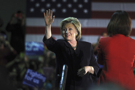 Walkampfrede von Hillary Clinton in New Jersey