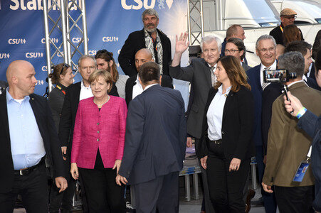 Wahlkampfveranstaltung der CSU in München