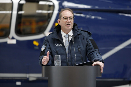 Indienststellung der Drohnenabwehreinheit der Bundespolizei in Ahrensfelde