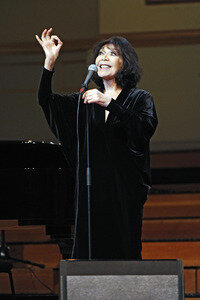 Konzert von Juliette Greco in Hamburg