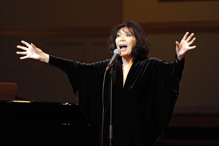 Konzert von Juliette Greco in Hamburg
