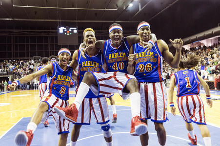 Basketballspiel Harlem Globetrotters vs. World All Stars in Berlin