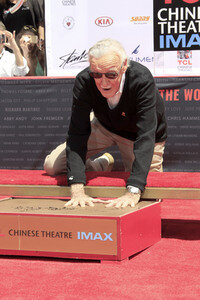 Hand and Footprint Ceremony mit Stan Lee in Los Angeles