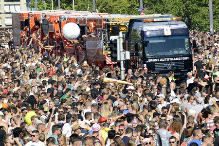 Street Parade 2018 in Zürich