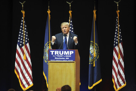 Wahlkampfrede von Donald Trump in Manchester