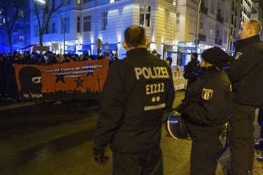 Demo gegen Europäischen Polizeikongress, Berlin