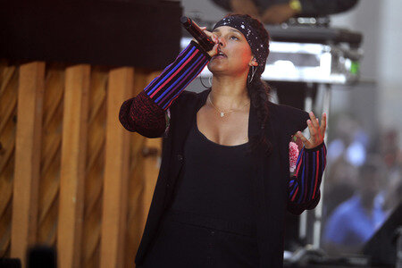Konzert von Alicia Keys in New York