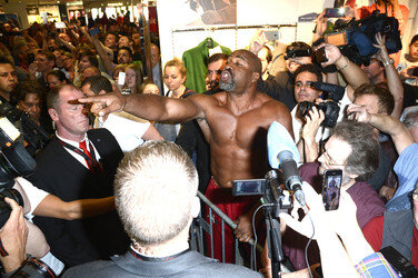 Wiegen zum Kampf Klitschko vs. Leapi, Mülheim an der Ruhr