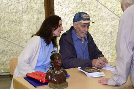 Namensgebung der historischen Blackfoot-Frau im Karl-May-Museum in Radebeul