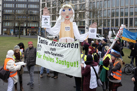 Demonstration 'Wir haben es Satt!' in Berlin